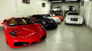 Гараж с люксовым авто - обзор
