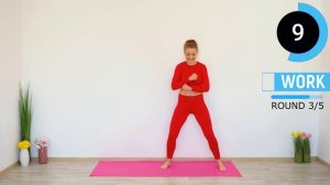 🔥5000 STEPS TABATA WORKOUT🔥FAST WALKING for WEIGHT LOSS🔥KNEE FRIENDLY🔥NO JUMPING🔥FAT BURNING CA