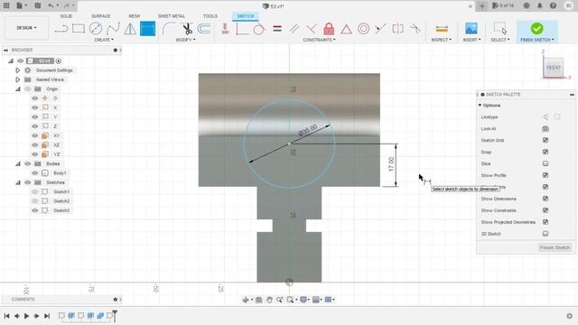 Fusion 360 Bench Vise - Sliding Jaw- Exercise 52-2 смотреть онлайн