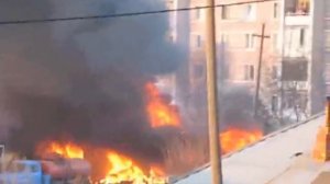 В омске пожар.wmv