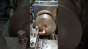 Вальцовка трубы на токарном