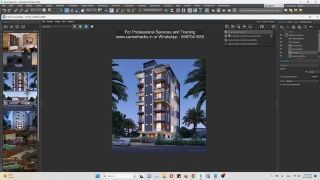 09 How to Save Render Elements | "Quick tutorials" | Atul Rankawat | Career Hacks | Vray 6 | 3ds Ma смотреть онлайн