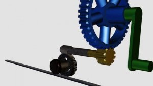 Простой механизм червячного редуктора!