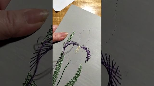 Панно" Ирис" в технике изонить Урок 5 смотреть онлайн