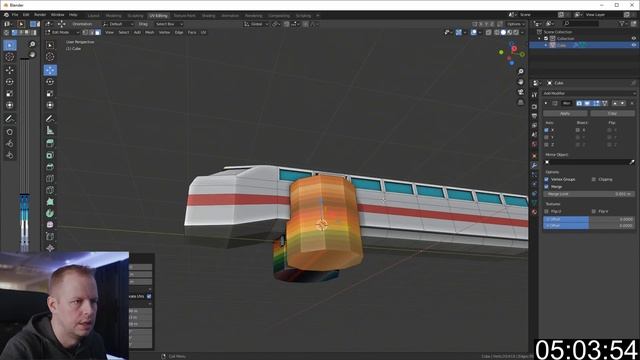 Let's Model a TRAIN in 10 MINUTES in Blender 2.82 - ep. 9 смотреть онлайн