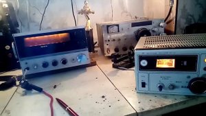 ламповый усилитель мощности на гу29,видео 3, QSO.
