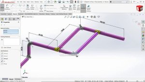 How Use Pipe Routing In Solidwork | Solidworks Tips And Tricks