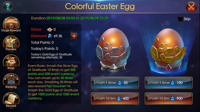 Legacy of Discord: Mount Quest & Colorful Easter Egg 8 August 12AM Reset