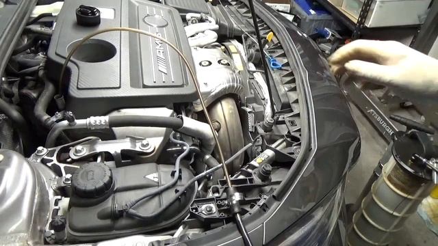 2015 CLA45 AMG Oil Change HD 720p смотреть онлайн