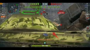 WoT Blitz. Бой на Super Pershing