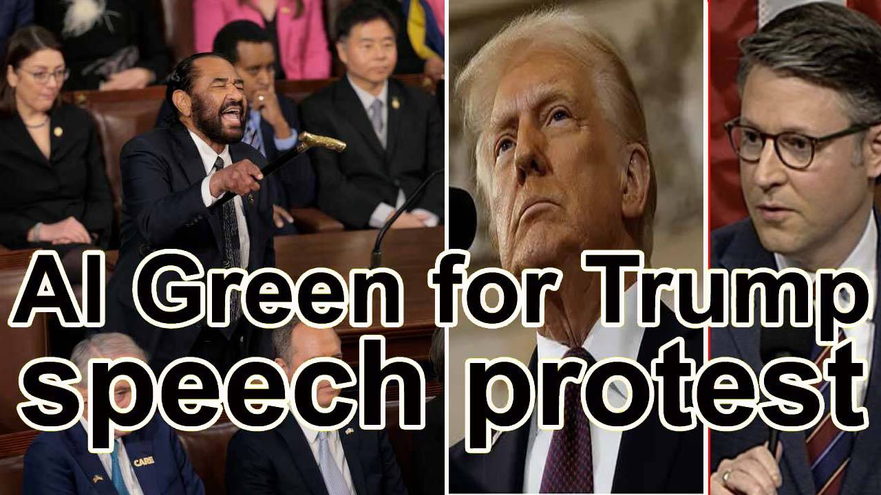 10 Democrats join with Republicans to censure Rep. Al Green for Trump speech protest