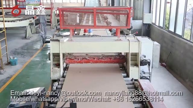 линия по производству гипсокартона gypsum board production line