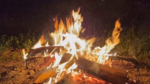 Видео  для уютной ночи 🔥 . Видео с горящими поленьями и звуками огня