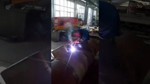 Сварка магистрального нефтепровода  труба 725×18