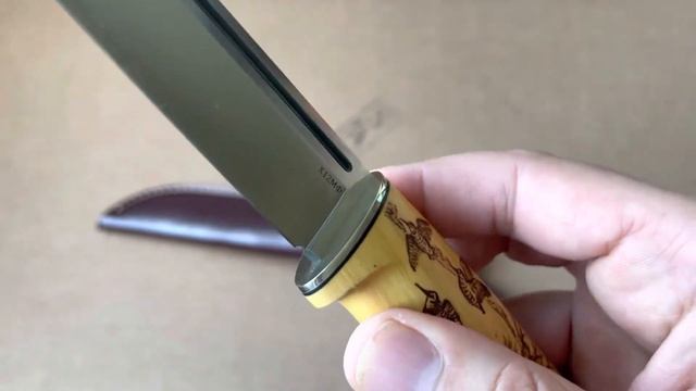 Нож "Лиман" Самшит, пирография, Х12МФ, Сандер смотреть онлайн