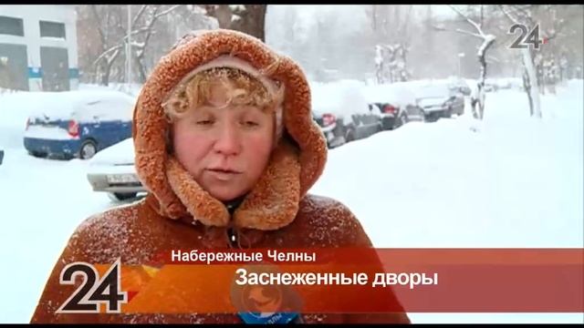 Дорожные службы не успевают справляться с уборкой снега в Н.Челнах