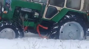 По сырому снегу на юмз 6