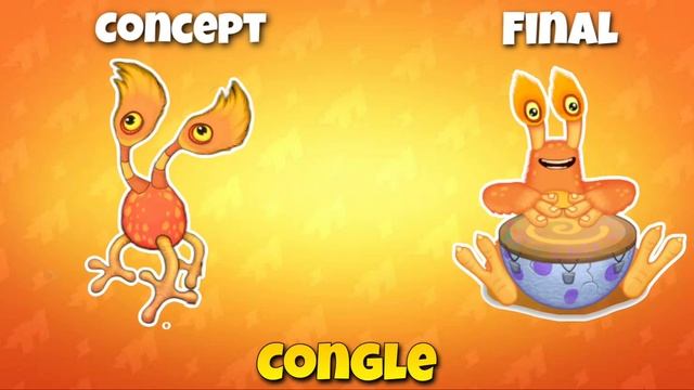 Concept Art Vs Final Design √ My Singing Monster смотреть онлайн