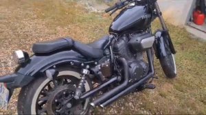 Yamaha bolt 950 exhaust custom vs stock