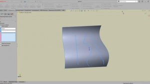 SolidWorks проецирование кривых на поверхность.