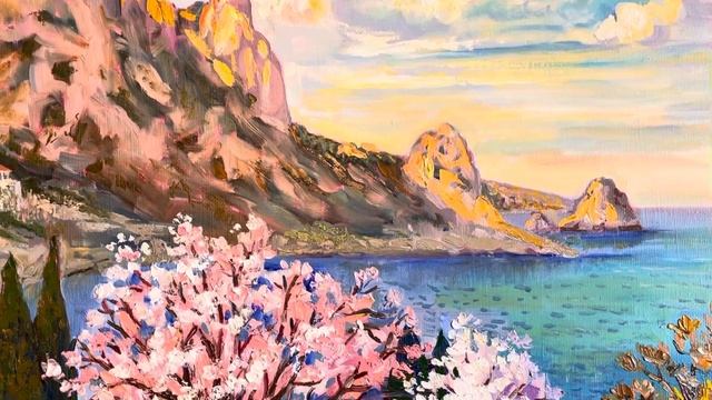 Весна в Кацивели.Крым
(холст, масло) 50х60 см.,
Елена Шведова
#еленашведовахудожник смотреть онлайн