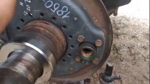 Ставим ступицу от камаз на зилок