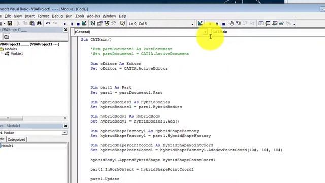 CATIA V6 - VBA MACROS - HOW TO ADAPT V5 MACROS FOR V6 - CREATE POINT смотреть онлайн
