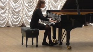 Рахманинов, Этюд картина op 33  № 3, Метель, ми бемоль минор, Крутова Женя 13 лет