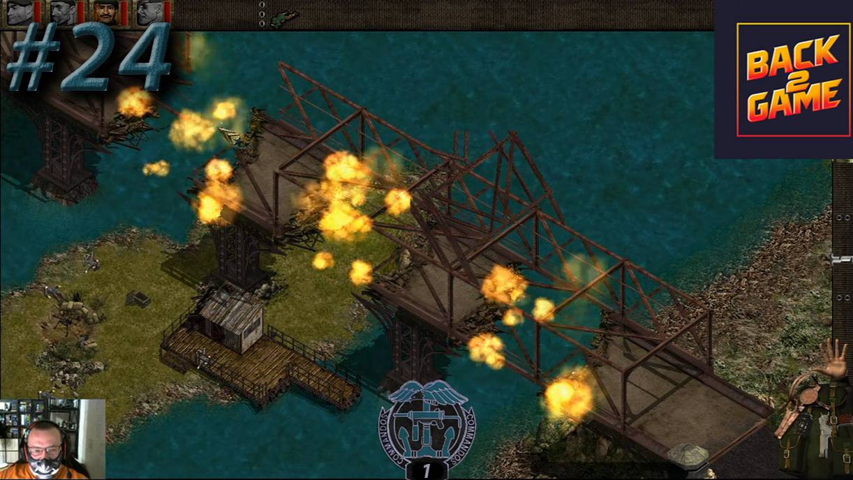 Commandos: Behind Enemy Lines #24. Миссия 18 "Сила обстоятельств". Миссия 19 "Ответ отчаяния"