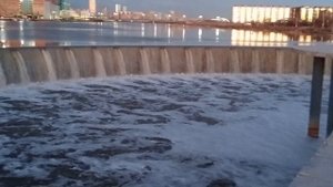 Астанинская НИАГАРА #астана #водопад #водопады #столица #водохранилище #казахстан
