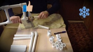 КАК СДЕЛАТЬ СНЕГОСТУПЫ/SNOWSHOES/САМОДЕЛКА