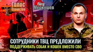 Стрим пикета от ТВЦ: Поддерживайте лучше собак и кошек вместо СВО. Вопиющее хамство сотрудников ТВЦ
