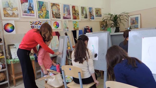 Открытый урок. Живопись. (часть 2) смотреть онлайн