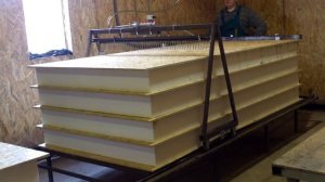 Нанесение клея СИП