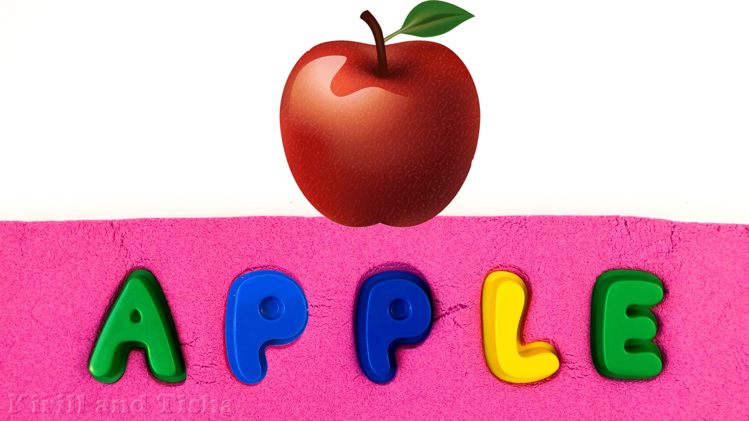 Учим название Фруктов для детей | Играем с кинетическим песком смотреть онлайн