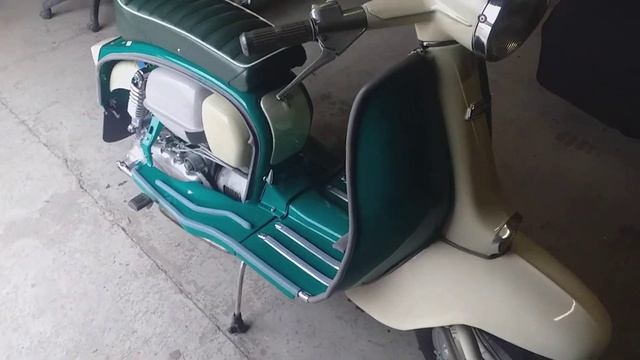 1963 Lambretta Li 150 with 225 tune, 32m Delorto, Ancelotti, long range tank, TV front disc brake. смотреть онлайн