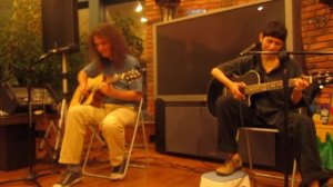 Умка (Аня Герасимова) с гитаристом Б.Канунниковым