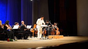 Игра на стеклянной арфе