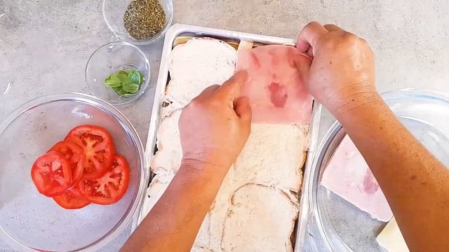 LANCHÃO DE FORNO SUPER PRÁTICO E DELICIOSO | Receita Fácil e Rápida | Cantinho da Gê