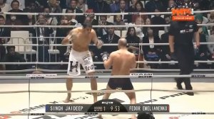 Бой Федор Емельяненко VS Джайдип Сингх HD Fedor Emelianenko VS Jaideep Singh  31 12 2015