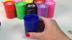 Слаймы Бочка Barrel разных цветов