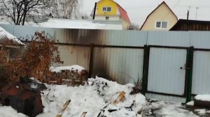 Пожар в бане.  Как горит баня бочка.