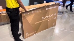 TCL C755 55" Unboxing