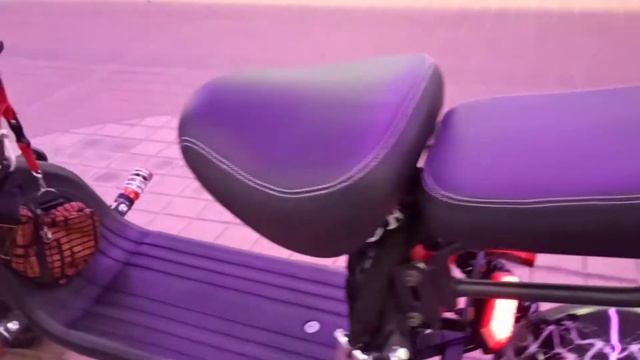 Mini Harley electric scooter Latest 2021 March release with colored LCD Bluetooth speedometer. смотреть онлайн