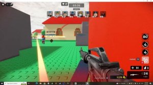 Играю  в разные шутеры в роблокс часть 2