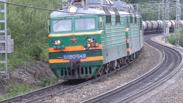 Грузовые поезда России на Транссибе летом | Железная дорога смотреть онлайн