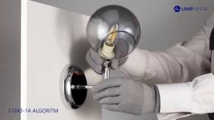 Настенное бра Lamplandia L1243-1A ALGORITM, E14*макс 40Вт