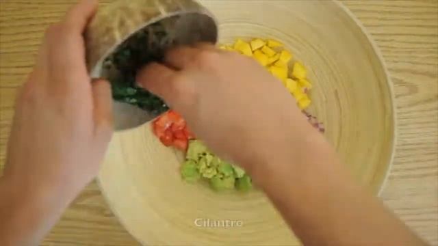 Vegan Black Bean Burger with Avocado Mango Salsa смотреть онлайн