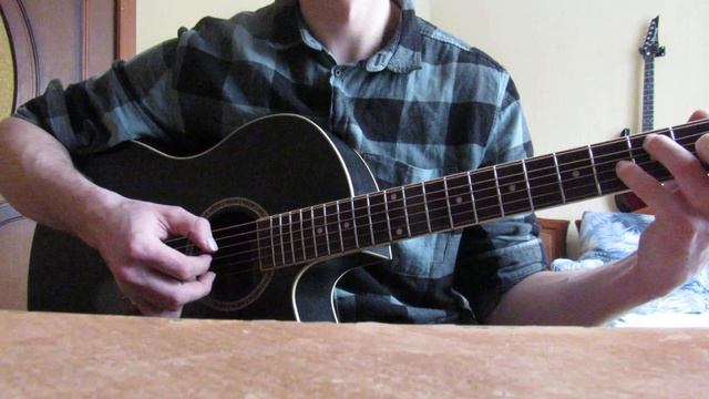 Сталкер у костра на гитаре