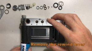 LINNS CAMERA, For Leica M3 Part 1,Removing the top Cover for Leica M3, Leica M3 相機頂蓋拆卸